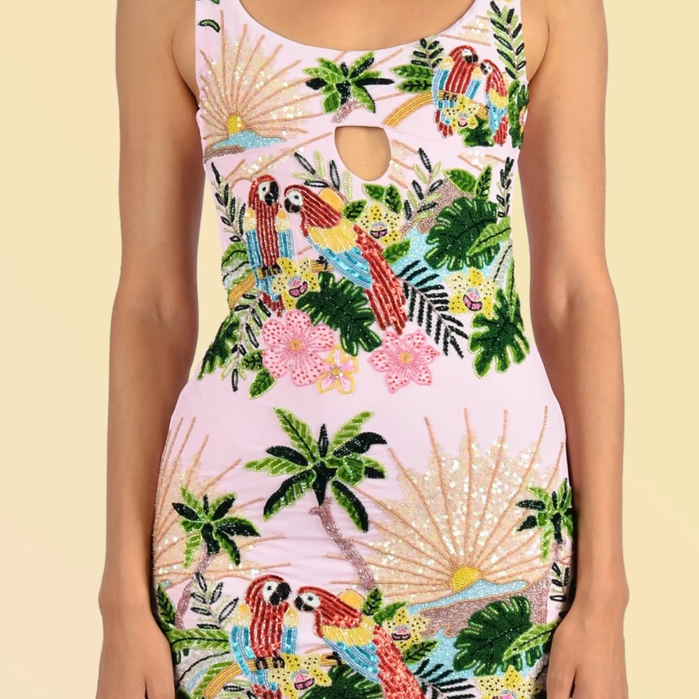 Oceanus tropical dress